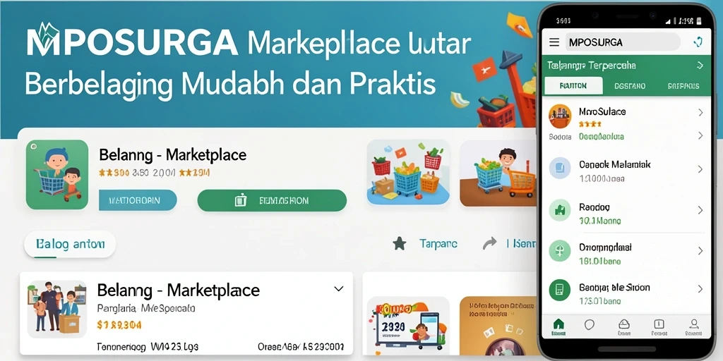 Tampilan antarmuka utama aplikasi MPOSURGA yang menarik dan fungsional.