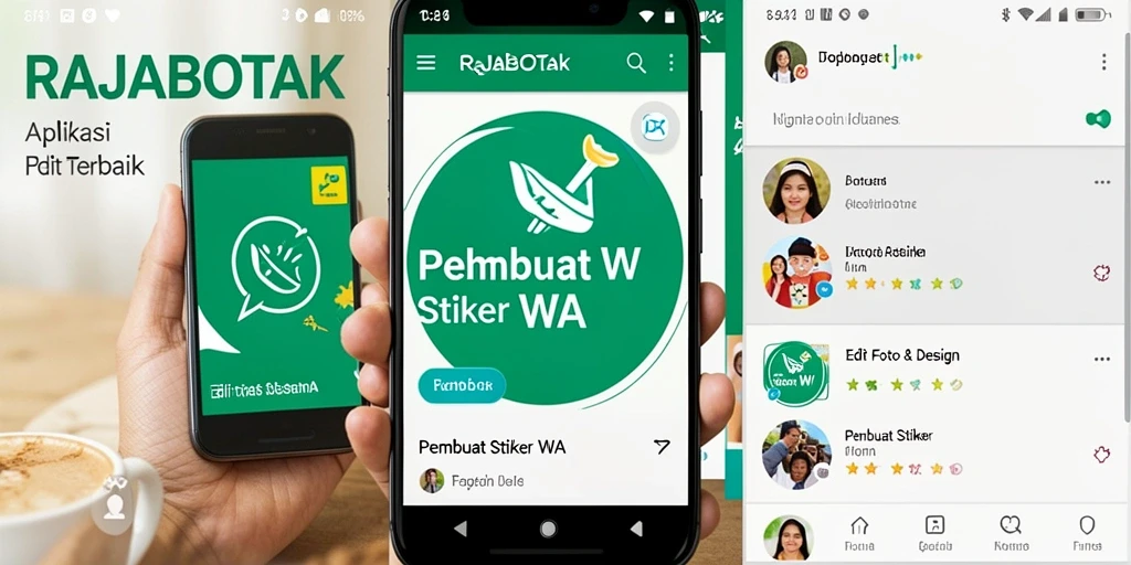Tampilan antarmuka yang intuitif dan fun dari RAJABOTAK.